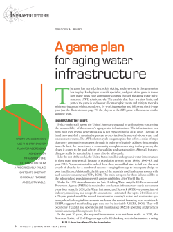 A Game Plan for Aging Water Infrastructure