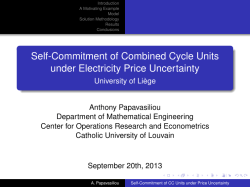 Self-Commitment of Combined Cycle Units under Electricity Price