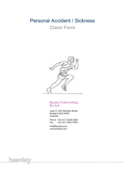 BUPL claim form