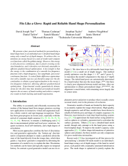 Fits Like a Glove: Rapid and Reliable Hand Shape