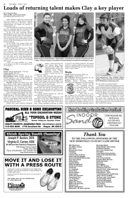 Loads of returning talent makes Clay a key player