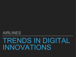Trends in digital innovations - Digital Trends Presentations