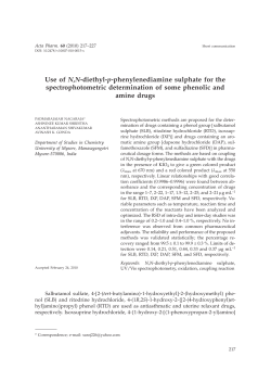 Use of N,N-diethyl-p-phenylenediamine sulphate for the