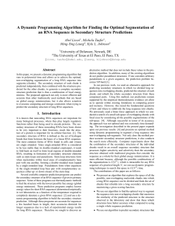 A Dynamic Programming Algorithm for Finding the Optimal