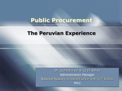 Public Procuremente