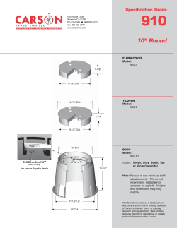 10&rdquo; Round - CPS Distributors