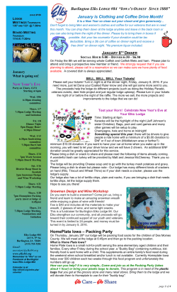 New Year`s Eve Burlington Elks LODGE #84 &ldquo;IOWA`S OLDEST