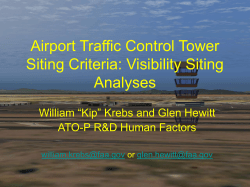 Tower Visibility Analysis