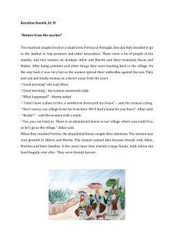 Karolina Nasiek, kl. IV "Return from the market&rdquo; Two married couples