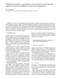 Exploring uncertainty in quantitative risk assessment used