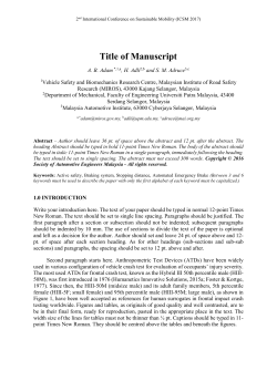 3 Malaysia Automotive Institute, 63000 Cyberjaya