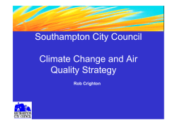 Southampton`s Climate Change Strategy