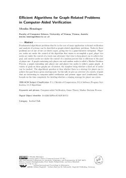 Efficient Algorithms for Graph-Related Problems in