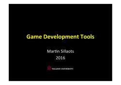 Game Development Tools