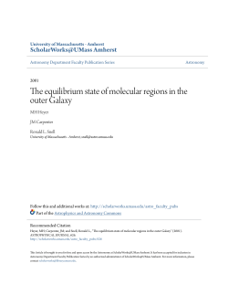The equilibrium state of molecular regions in the outer Galaxy