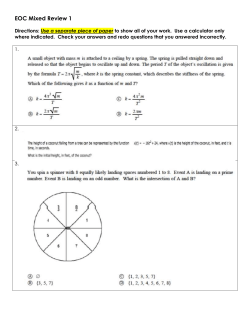 EOC Mixed Review 1