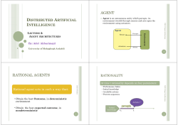 AGENT RATIONAL AGENTS
