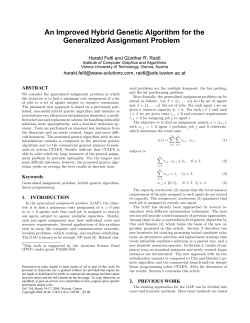 An Improved Hybrid Genetic Algorithm for the Generalized