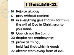 8 Practical Exhortations
