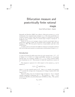 Bifurcation measure and postcritically finite rational maps