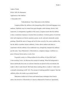 Tekkonkinkreet: Taiyo Matsumoto on the Sublime