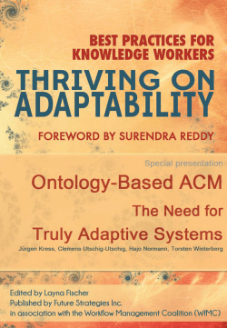 Ontology-Based ACM - The Need for Truly Adaptive Systems