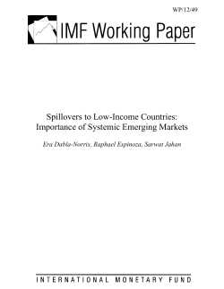Spillovers to Low-Income Countries: Importance of Systemic