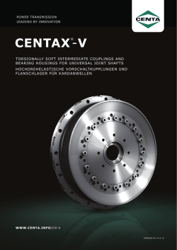 centax&reg;-v - CENTA Power Transmission