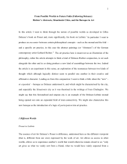 From Possible Worlds to Future Folds