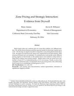 Zone Pricing and Strategic Interaction: Evidence from