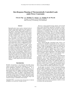 Best-Response Planning of Thermostatically Controlled Loads