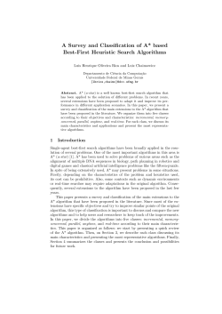 A Survey and Classification of A* based Best-First Heuristic