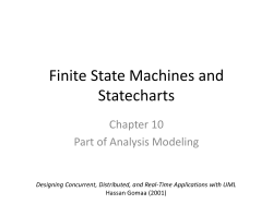 Finite State Machines and Statecharts