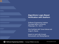 SEI Presentation (Full Color): Preformatted Design and