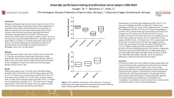 Anaerobic performance testing of professional soccer players 1995