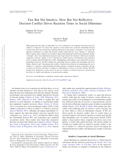 Fast But Not Intuitive, Slow But Not Reflective