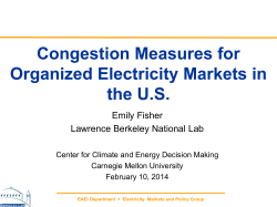 Presentation Slides - Center for Climate and Energy Decision Making