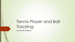 Tennis Player and Ball Tracking