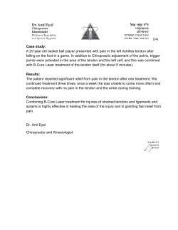Case study: A 29 year old basket ball player presented with pain in