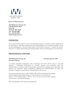 James P. Whittemore - The Whittemore Group