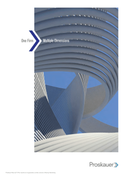 Multiple Dimensions One Firm