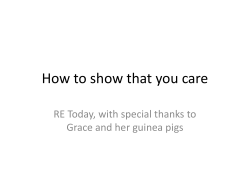 How to show that you care