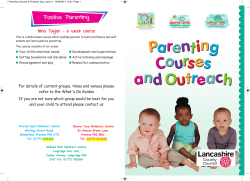 Parenting Courses and Outreach