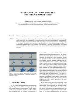 interactive collision detection for free