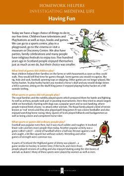 Investigating Medieval Life