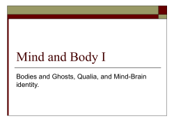 Mind and Body I - U of L Class Index