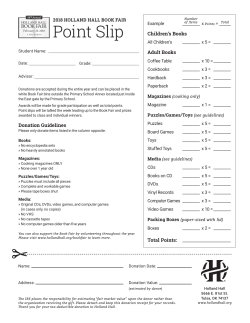 Point Slip Example