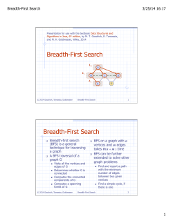 Breadth-First Search Breadth