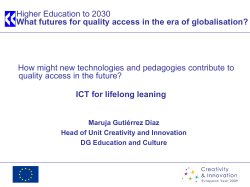 ICT for lifelong learning