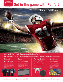 Get in the game with Renfert